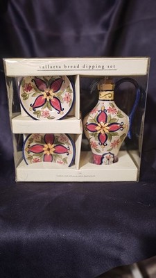 Pier 1 Imports Vallarta Bread Dipping Set 4 Bowls And The Oil Pourer