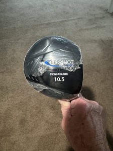 Lag Shot Swing Trainer Golf Club 10.5" for Swing Practice, Black/Blue