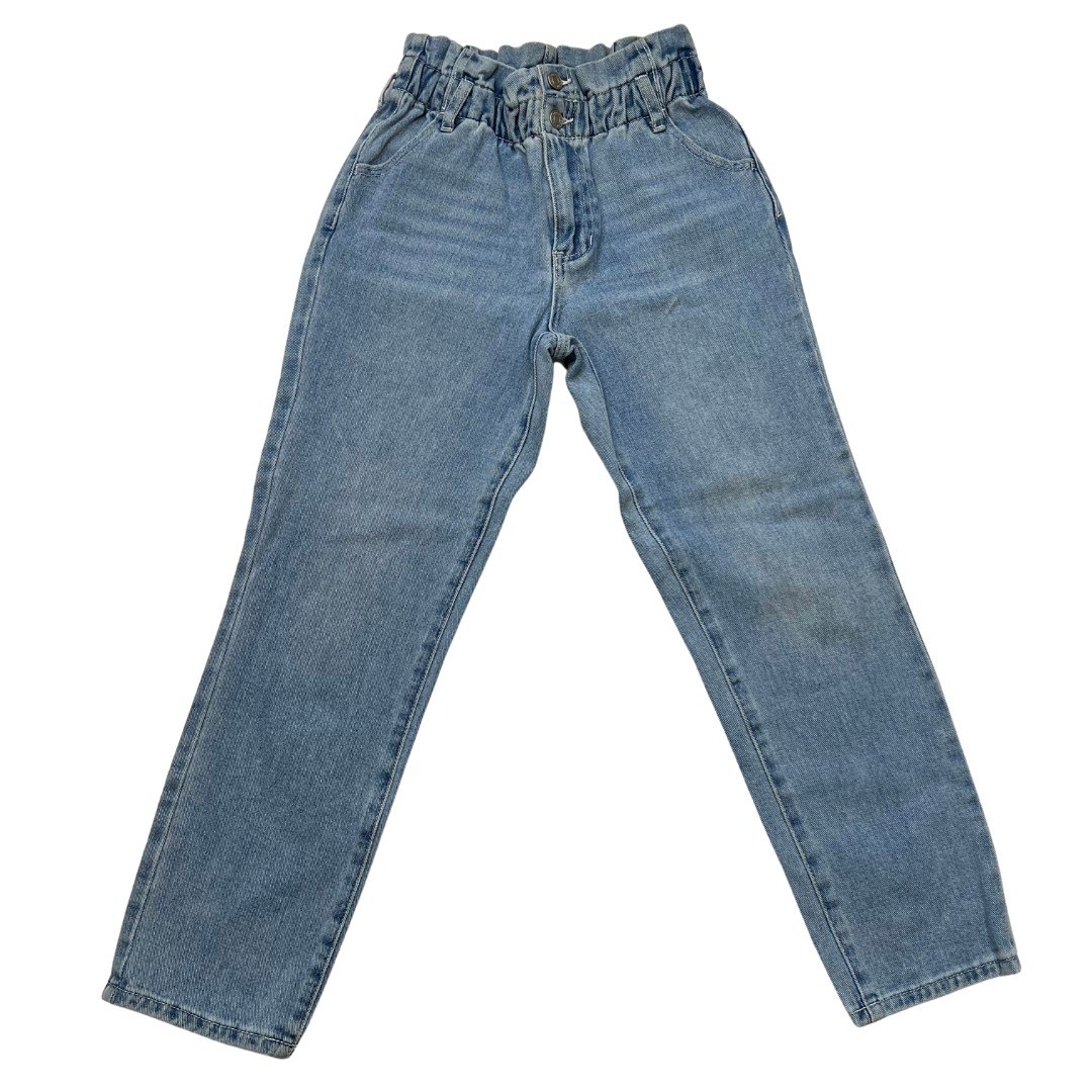 Pacsun Mom Jeans Women's Size 24 High Rise Paperbag Waist Blue Denim-image