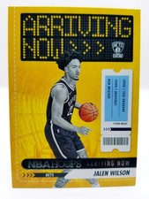 2023-24 Panini Hoops Jalen Wilson #28 Arriving Now Brooklyn Nets 