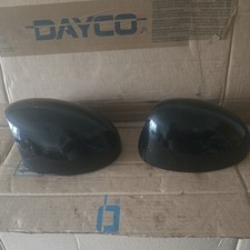 GLOSS BLACK WING FITS MK1 MINI MIRROR COVERS COOPER S ONE R50 R52 R53 2001-06 