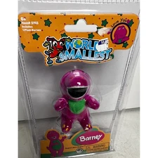 World's Smallest Barney Plush Beanbag Super Impulse New in Package Collectible
