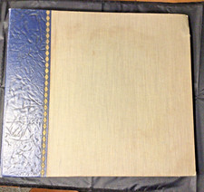 VINTAGE R.C.A. 12" 78 RPM STORAGE ALBUM - CLEAN INDEX - HOLDS 12 RECORDS