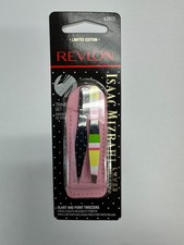 Revlon slant and point tweezers, travel set Isaac Mizrahi 63805