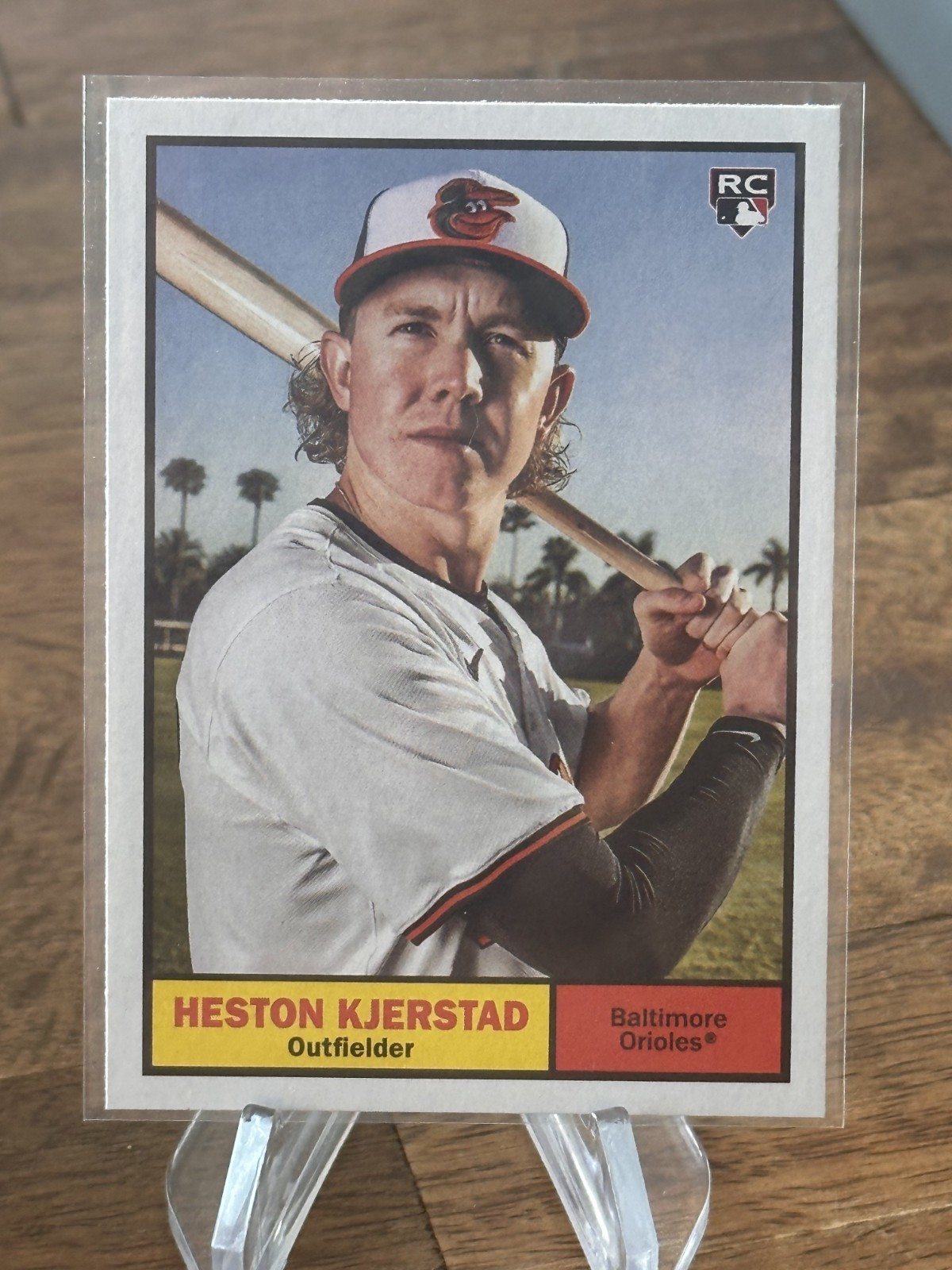 HESTON KJERSTAD 2024 TOPPS ARCHIVES 1961 BASE ROOKIE RC ORIOLES #11
