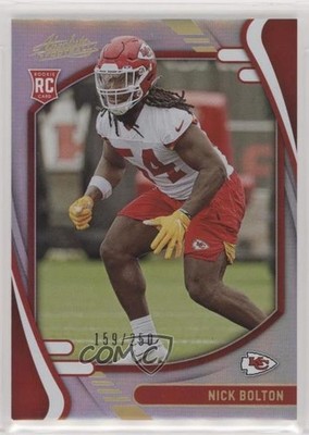 2021 Panini Absolute Rookies Spectrum 159/250 Nick Bolton #162 Rookie RC n0c