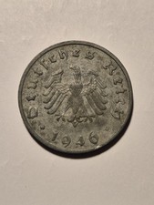 10 Reichspfennig 1946 F -Erhaltung- J.375 - 3. Reich Alliierte Besatzung SELTEN