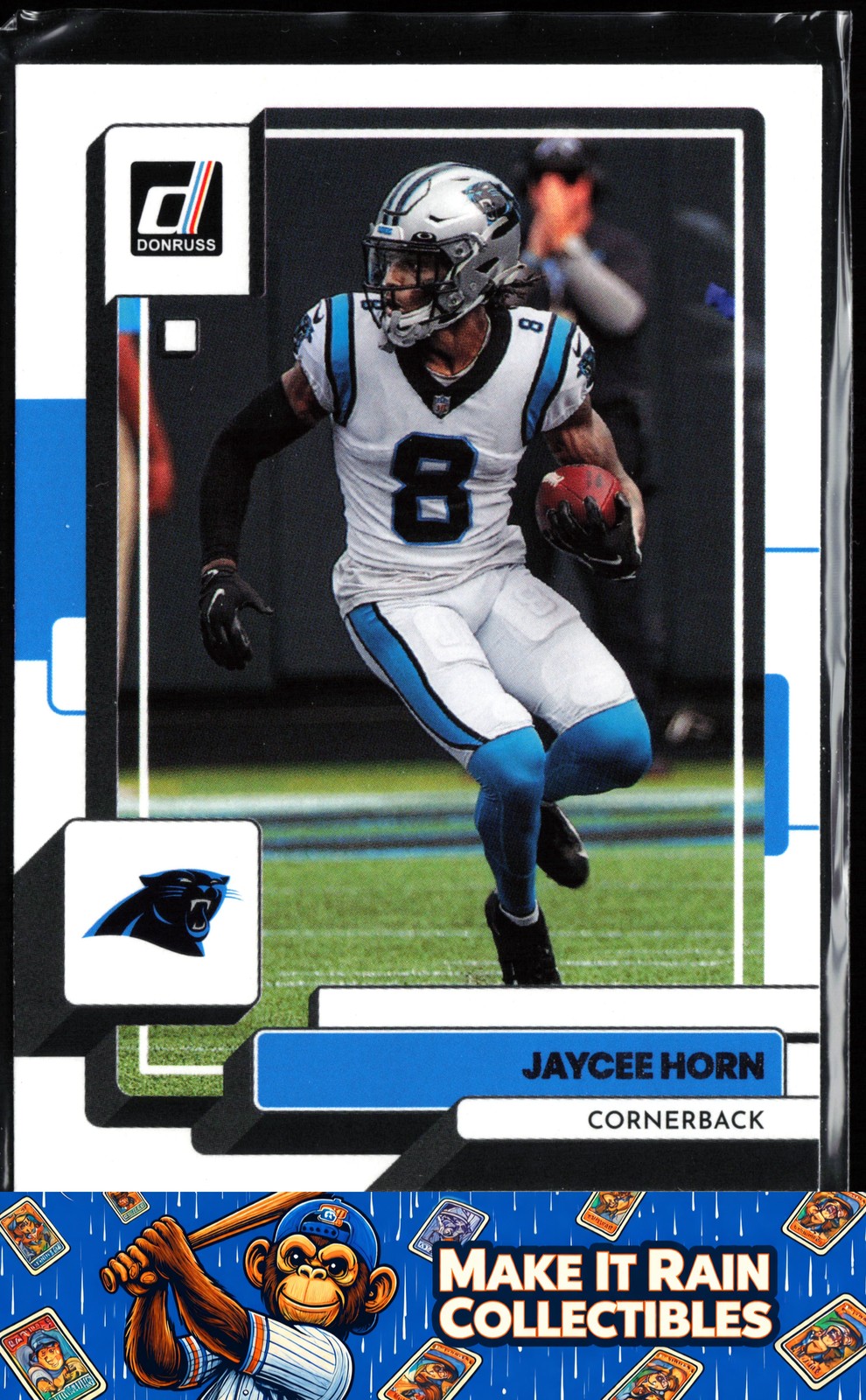 Jaycee Horn 2022 Donruss #242 Carolina Panthers Football