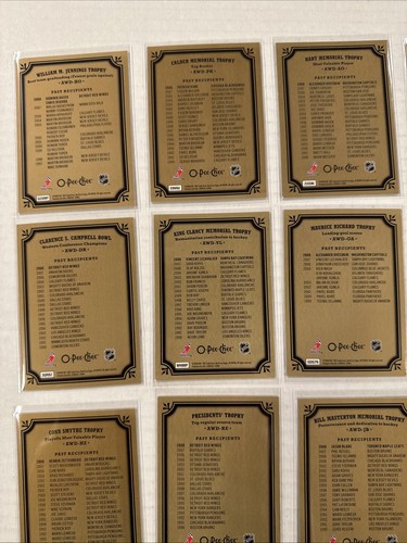 2008-09 O-Pee-Chee 16 tarjetas brillantes SP insertar lote de tarjetas trofeo de hockey - Imagen 8 de 11