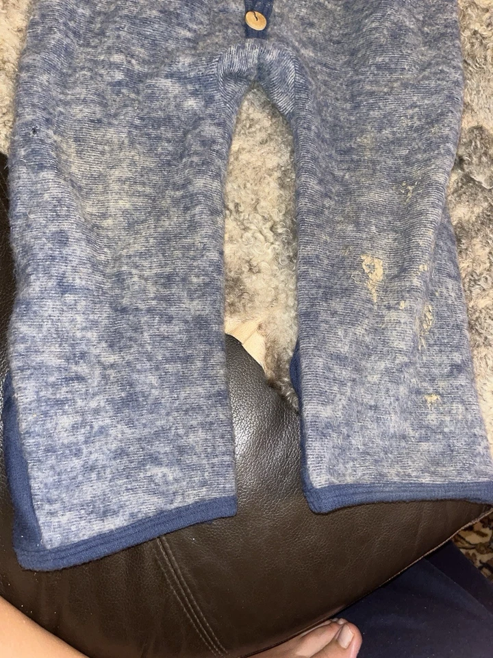 Cosilana Wollfleece Overall 98 / 104 Blau Räuber - Bild 2 von 4