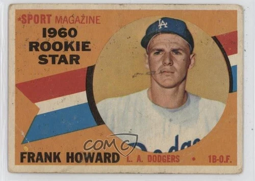 1960 Topps Sport Magazine 1960 Rookie Star Frank Howard #132 Rookie RC
