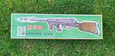 1960's Chinese Tin Sub-machine Gun battery op. mint