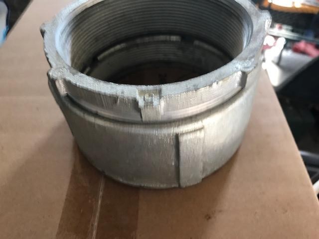 5" mallable iron 3 piece rigid conduit coupling 2 each qty