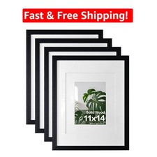 Chic Plexiglass Protected 11x14 Picture Frame Set - Contemporary Stylish