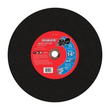 Diablo DBD140125A01F Metal Arbor High Speed Cut Off Disc 14 Dia. in.