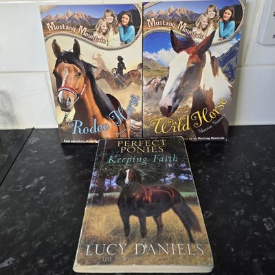 Bundle Joblot x 3 Horse Pony Books Sharon Siamon Wild Horse Rodeo  Lucy Daniels 