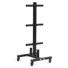 Titan Fitness Portable Weight Plate Barbell Storage Tree 1000 LB Rack