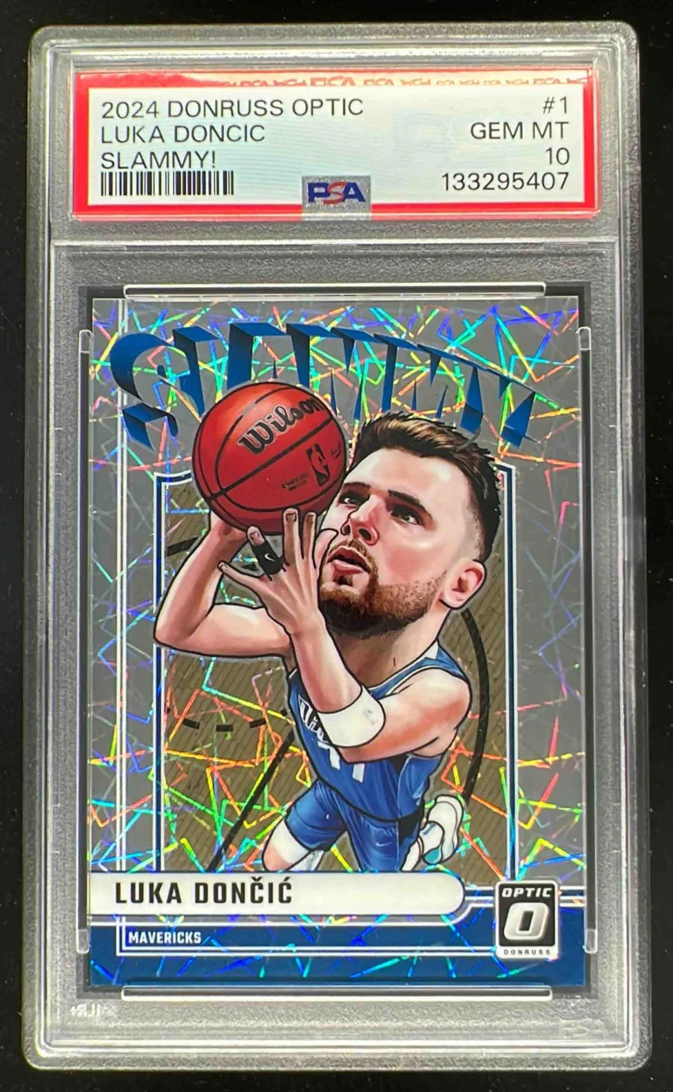 2024-25 Panini Donruss Optic Slammy! #1 Luka Doncic PSA 10