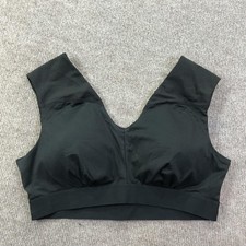 Tommie Copper Sports Bra Womens 2XL Black Copper Znergy Compression Support