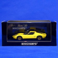 Minichamps 1/43 Lamborghini Miura 1966 Yellow Auto Bild Edition Limited 3000pcs
