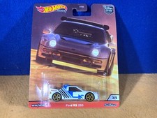 W9-53 HOT WHEELS REAL RIDERS - FORD RS 200 - 2020 - METAL/METAL - NIB