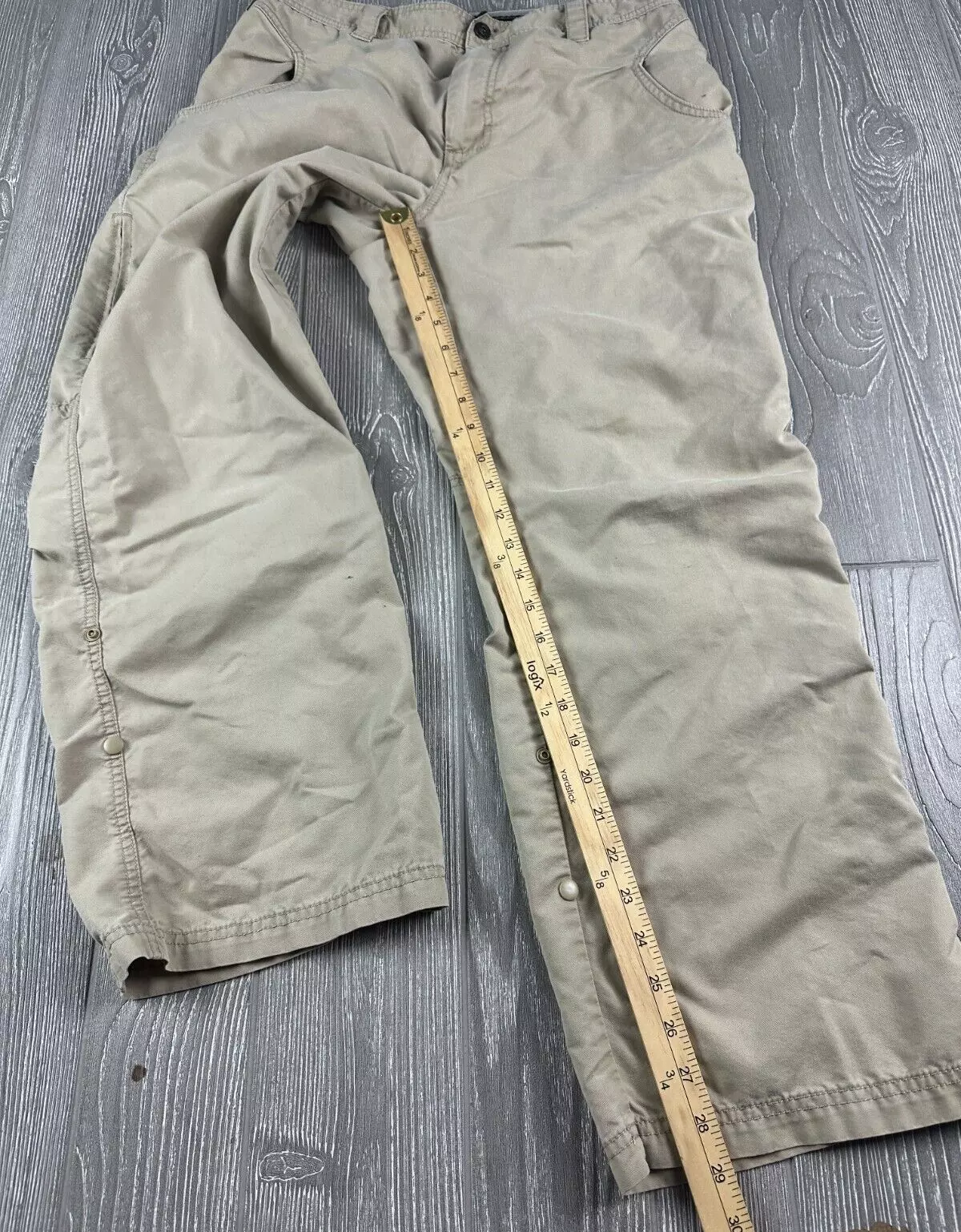 prana straight leg loose fit y2k pants