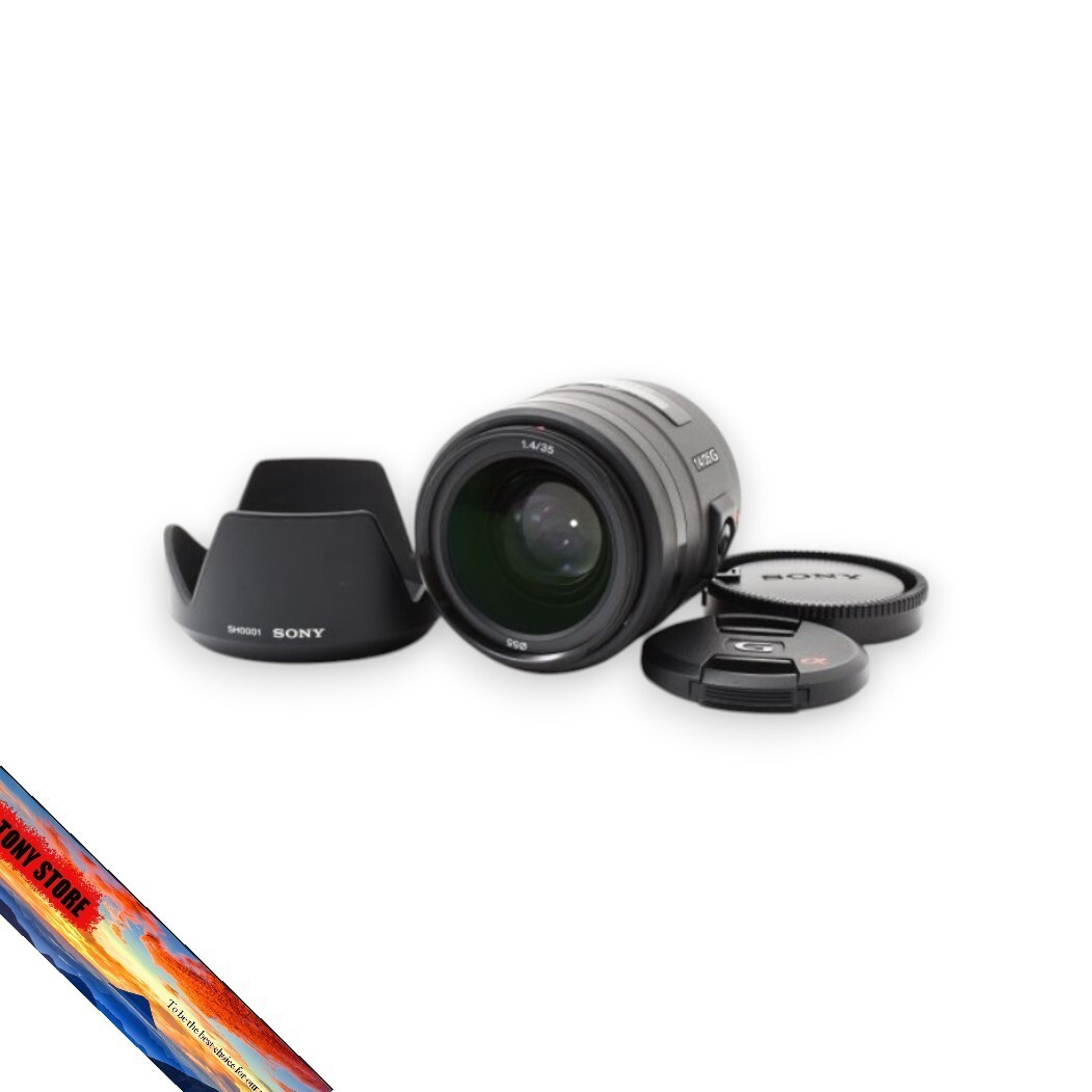 SONY 35mm F/1.4 G SAL35F14G Prime Lens for Alpha A Mount Black