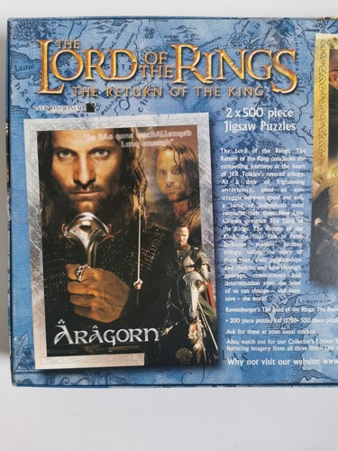 Ravensburger Lord of the Rings 2 x 500 Piece Jigsaw Puzzles in One Box Complete - Picture 6 of 9