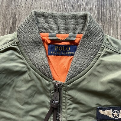 POLO ralphlauren ネイビー　MA1型　ジャケット　現行 POLO Ralph Lauren MA-1 Bomber Jacket 黒 ポロラルフローレン