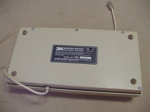 3M Whisper Writer 1000 Intelligent Keyboard, model 1445, untested - Photo 5/6