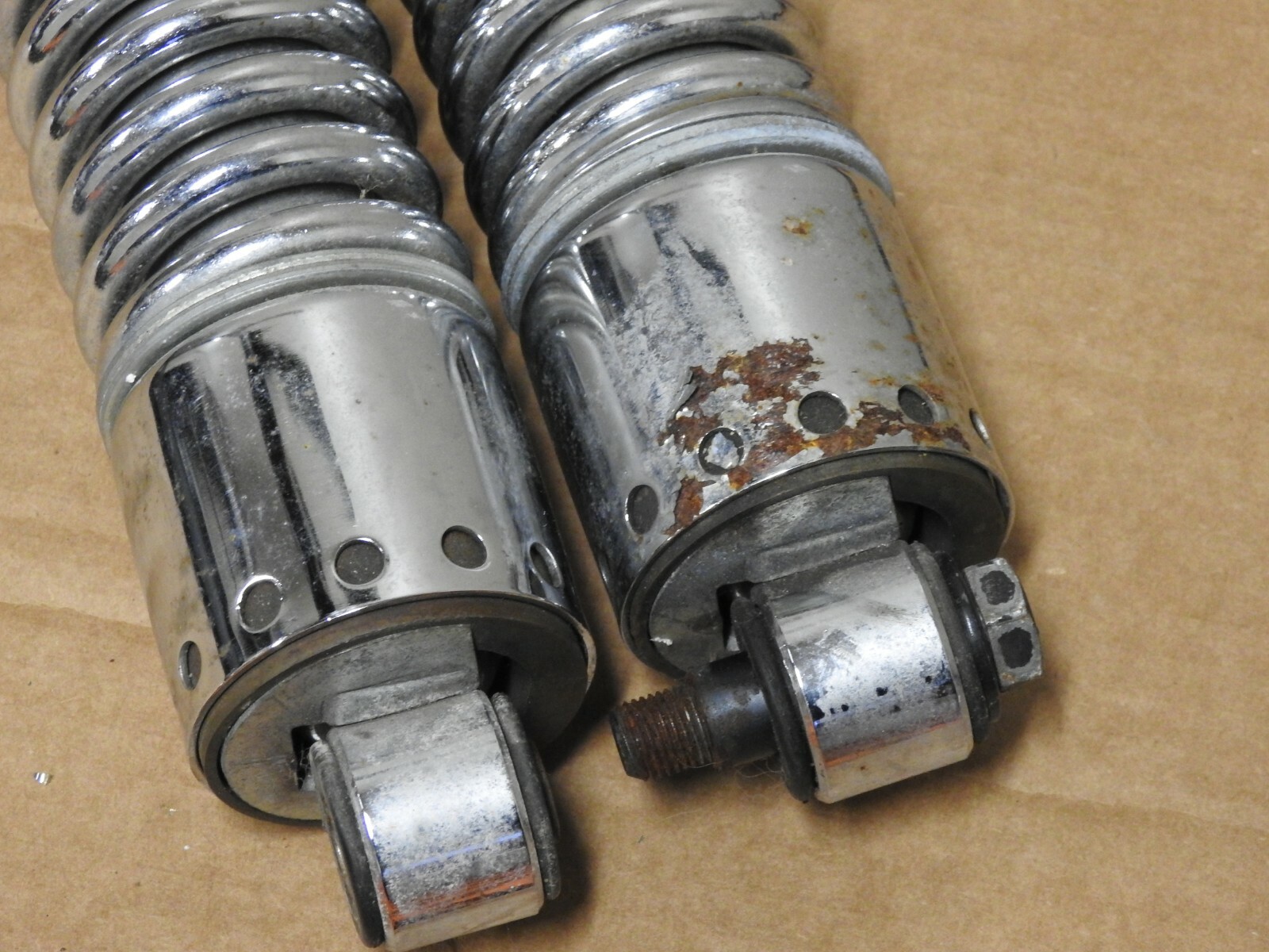 Harley Davidson Ironhead Rear Shocks Shovelhead eBay