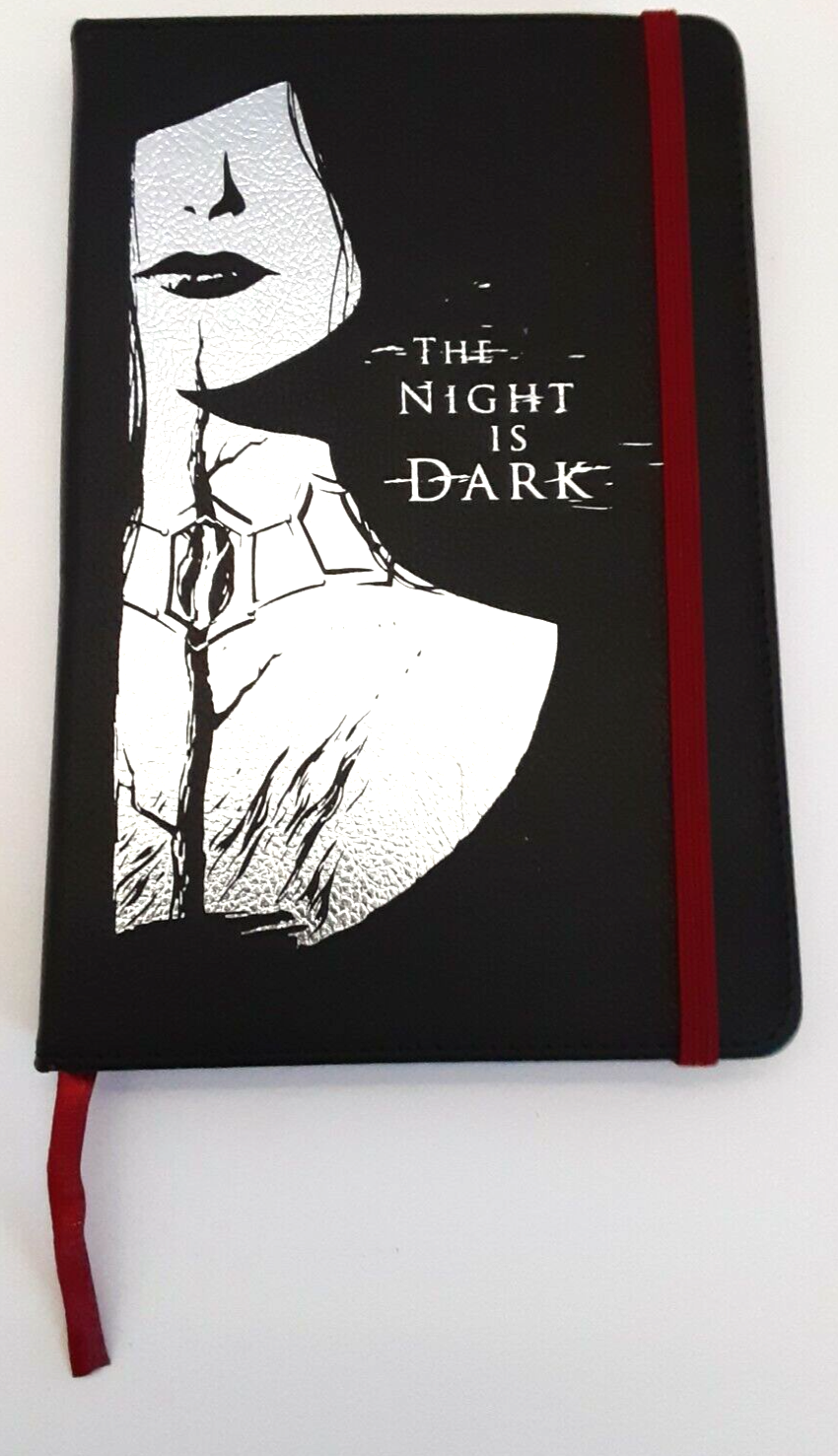 Games of Thrones Journal Book The Night is Dark and Full of Terrors Black Lined-image