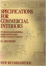 Specifications for Commercial Interiors by S.C. Reznikoff