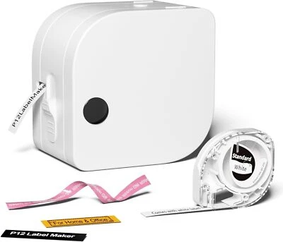 Phomemo P12 Beschriftungsgerät Bluetooth Mini Bluetooth Etikettiergerät