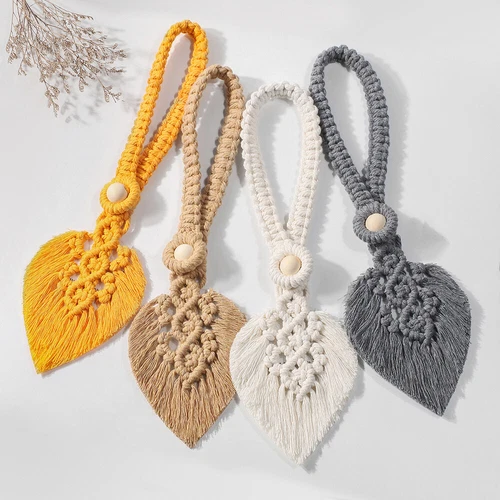 1 Pair of Macrame Rope Curtain Tie backs Holdbacks Curtains & VoilesUSUSUSUS * - Picture 1 of 23