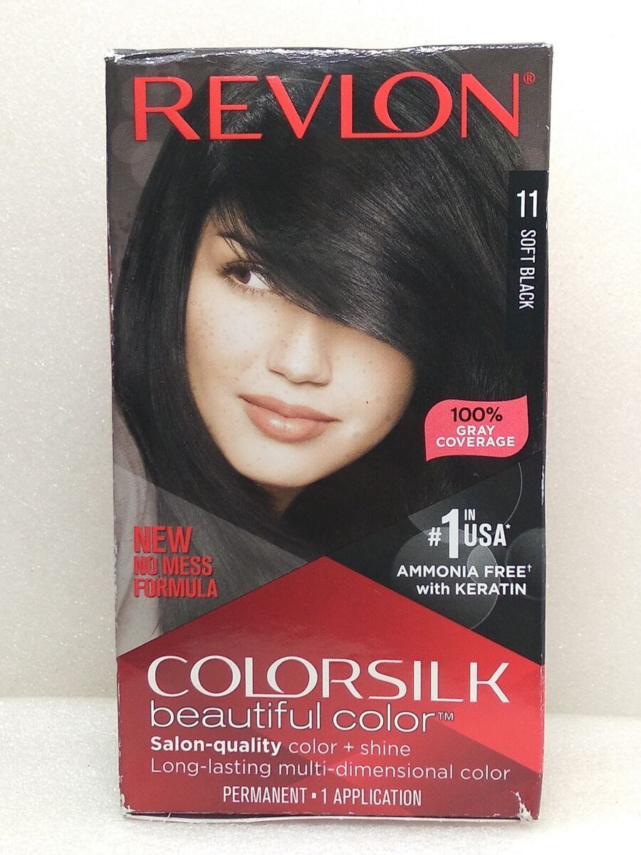 Silk Ammonia-free Permanent Hair Color - 011 Soft Black (185