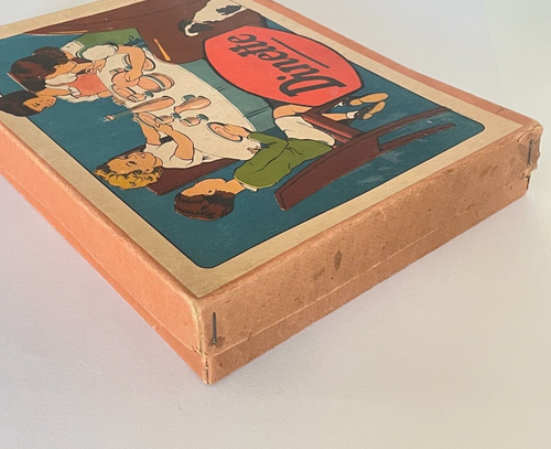 JOUET ANCIEN - COFFRET DINETTE EN BOIS PEINT - ERIA MADE IN FRANCE 1940/50 - Photo 16/24