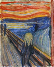 The Scream by Edvard Munch, in various sizes, Giclee Canvas Print
