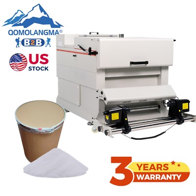 US Stock 24in Auto Recycling DTF Powder Shaker & Dryer Curing Machine with Gift