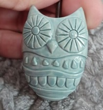 Shower Curtain Hooks Turquoise Aqua Blue Owl Set Of 12