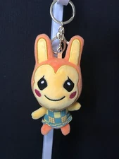 key rink Animal Crossing Gaming Bunnie Keychain Bag Purse Charm Plush