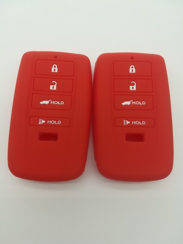 Silicone Smart Key Fob Cover Case Protector Keyless Remote Holder For Acura MDX TL TLX ZDX RDX TSX RL ZD IL M3N5WY8145 (Not Fit Engine Hold FOB) Black - Foto 4