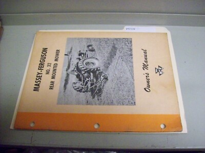 PY139) Massey-Ferguson Operator's Manual No. 32 Rear Mounted Mower