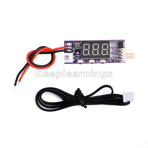 DC 12V 3A 4 Wire PWM PC CPU Fan Temperature Control Thermostat Speed Controller - Picture 1 of 11
