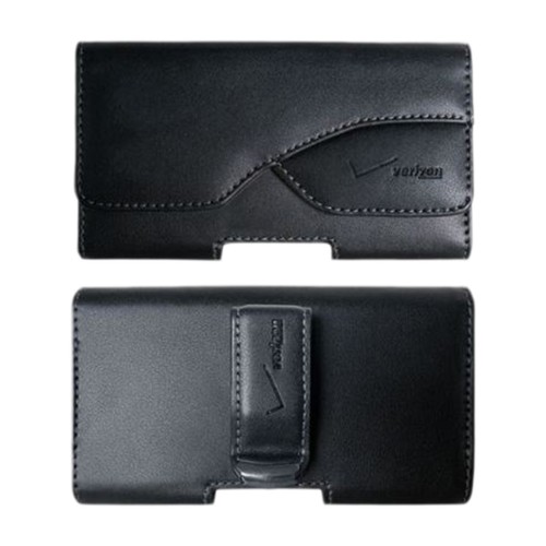 Verizon New Pouch Authentic Leather Protection Case Fit Most Small Smartphone - Picture 3 of 3