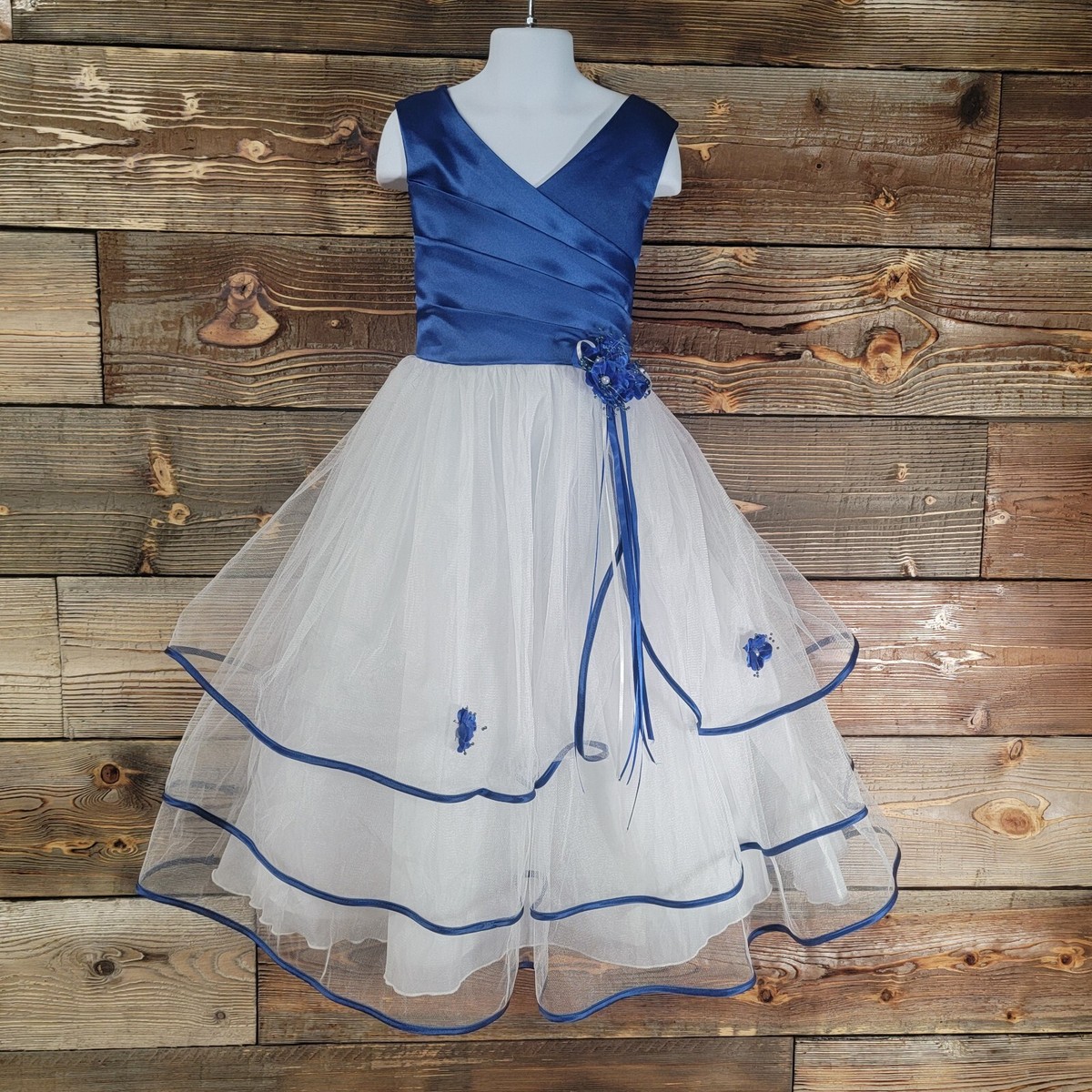 blue bohemia dress Royal' Blue Boho Maxi Dress  Boheme Willow