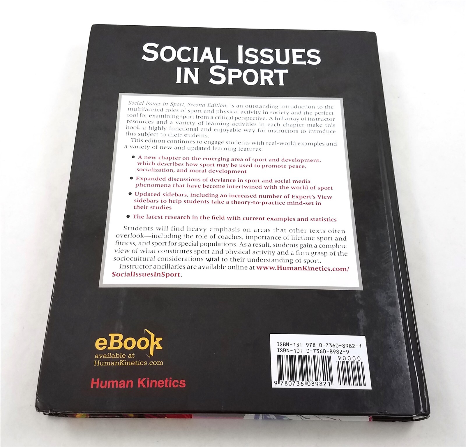 Social Issues In Sport 2nd Edition Textbook by Ronald Woods 2011