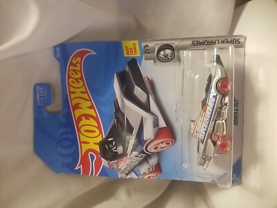 Hot Wheels 2019 Super Chromes Series #50 Hover & Out Chrome Box Damage C Pic 