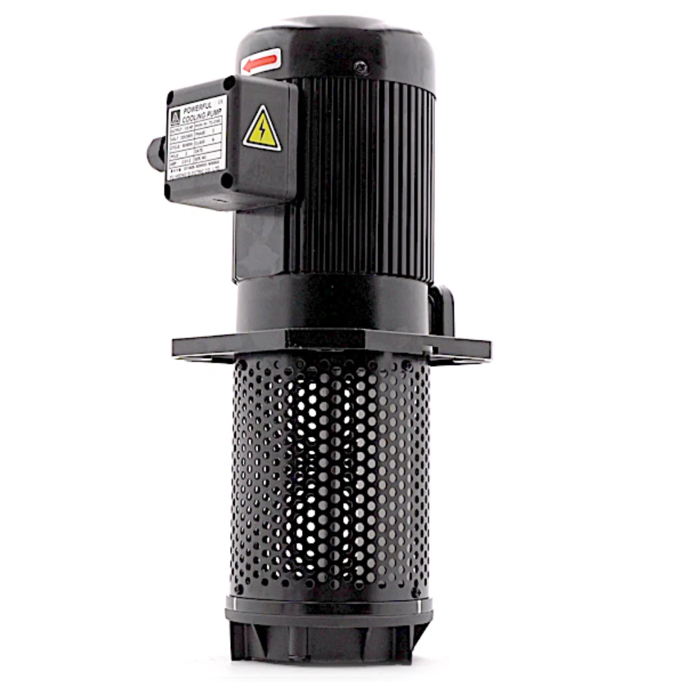 Eje de bomba de refrigerante de 1/4 HP 180 mm 7", 3 PH 220/440V, NPT 1/2", máquina de torno CNC Foto 2 de 4