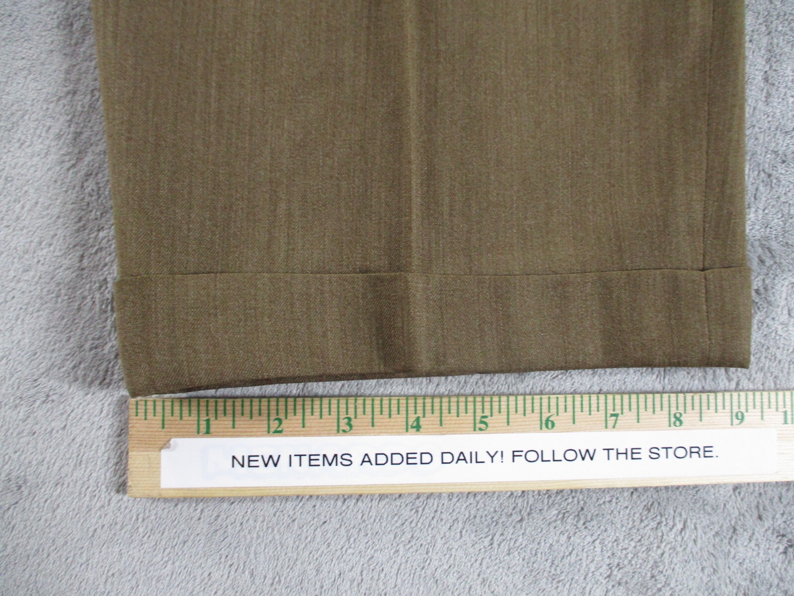 Louis Raphael Wool Blend Dress Pant Mens 36 x 34 Brown Office Vintage EUC